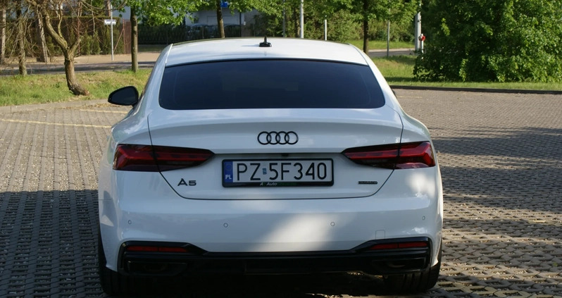 Audi A5 cena 178500 przebieg: 20121, rok produkcji 2022 z Poznań małe 631